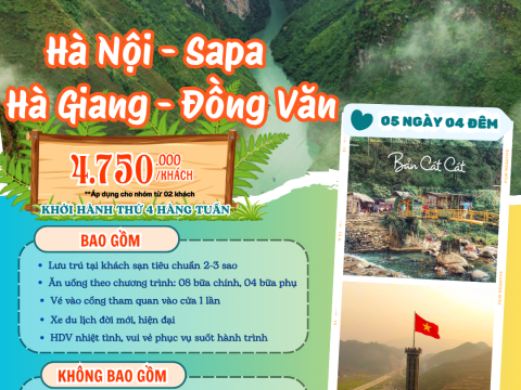 Tour du lịch Miền Bắc