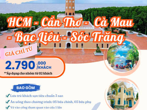 Tour Du lịch Hồ Chí Minh - Miền Tây