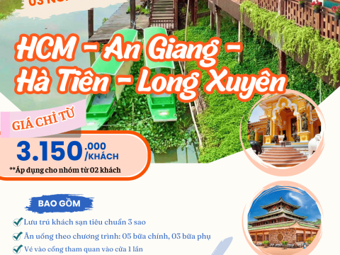 Tour Du lịch Hồ Chí Minh - Miền Tây