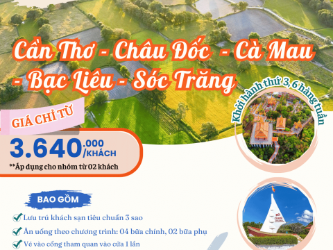 Tour Du lịch Cần Thơ - Miền Tây