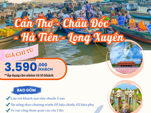 Tour Du lịch Cần Thơ - Miền Tây